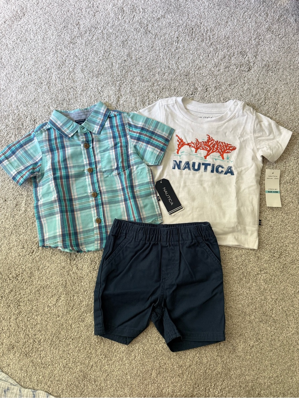 3 piece Nautica Boys outfit